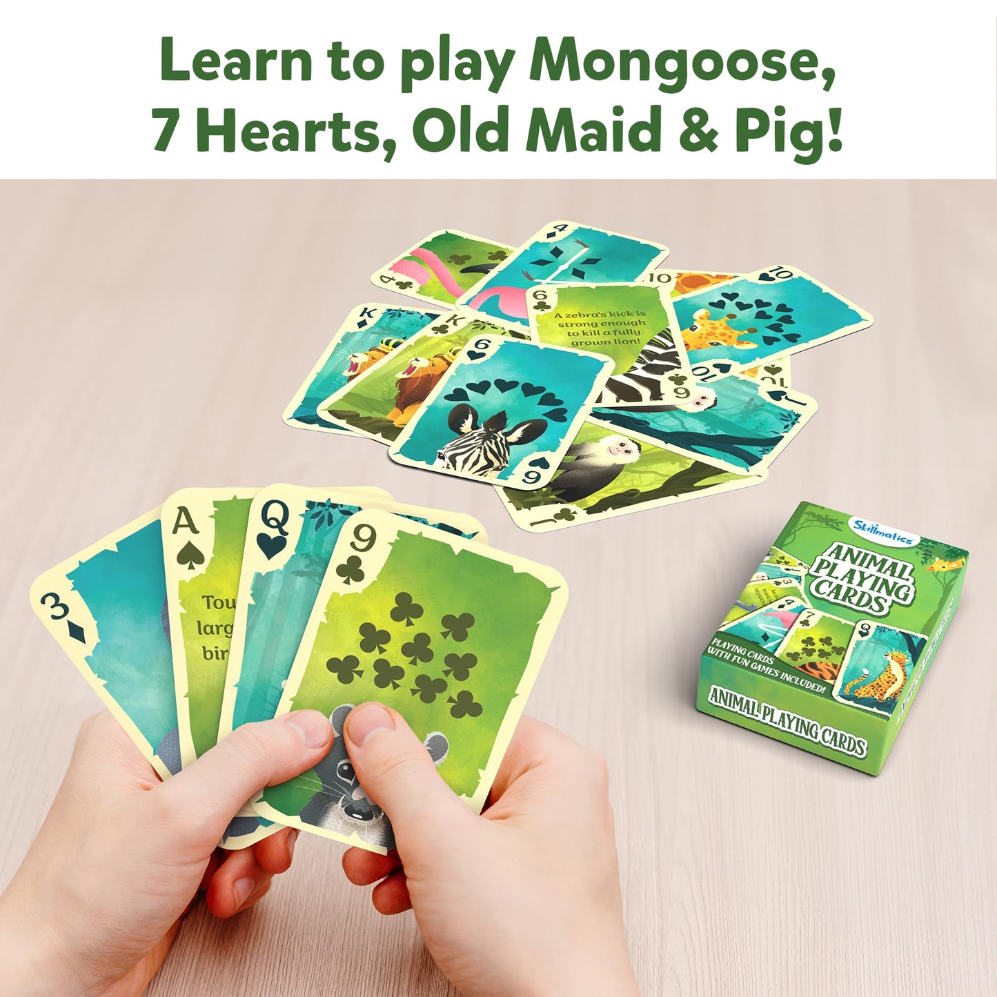 Skillmatics Party Favors (15 Decks) - Animal Playing Cards Set For Kids, Goodie Bag Stuffers, Play Games, Gifts For Boys, Girls, Friends, Family Ages 4 And Up