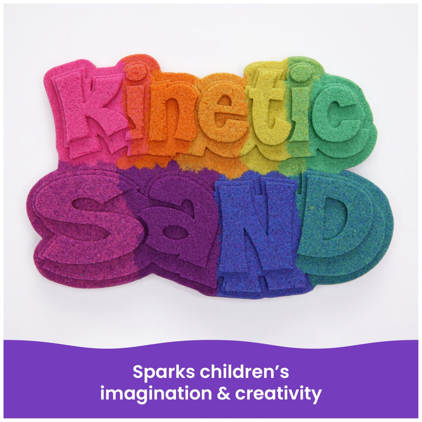 Kinetic Sand, 2.5lbs Green Play Sand, Moldable Sensory Toys for Kids, Resealable Bag (Packaging May Vary), for Ages 3 and up