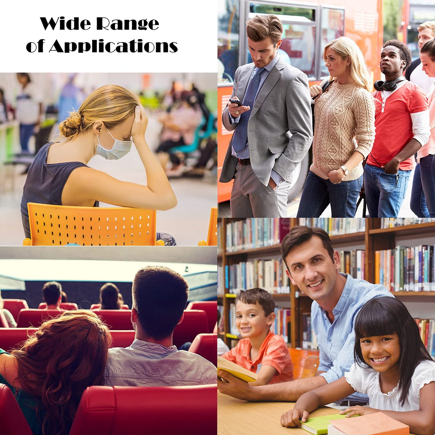 Skylety 6 Pieces Cam Fidget Pad Controller Relieve Anxiety Handheld Mini Handheld Fidget Pad Fidget Controller Stress Reducer for mature-themed Relieve Stress(Simple Colors)