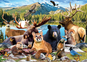 Baby Fanatics MasterPieces 500 Pieces Jigsaw Puzzle for mature-themeds Family Or Kids - Rocky Mountain National Park - 15x21