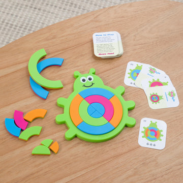 Fat Brain Toys Bugzzle - Match-The-Picture Fraction-Learning Brainteaser Ages 3+