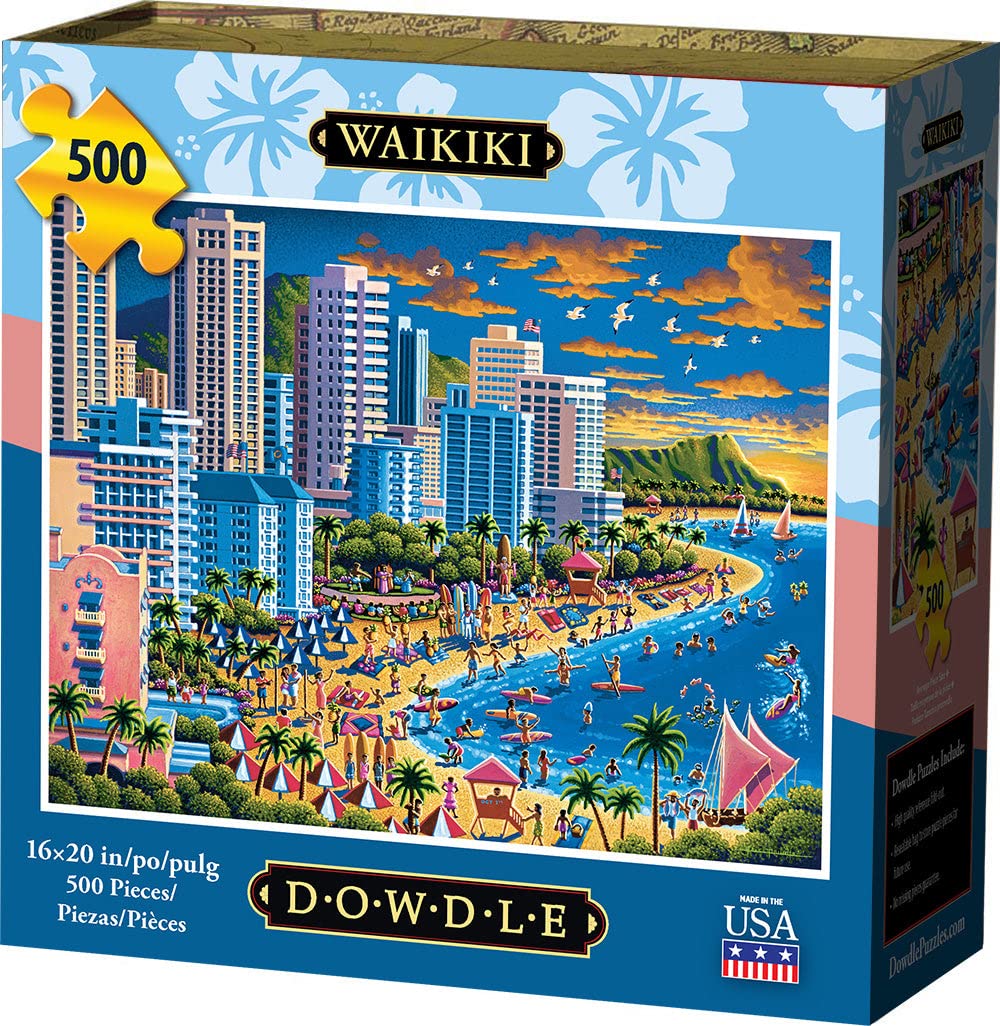 Dowdle Jigsaw Puzzle - Waikiki - 500 Piece