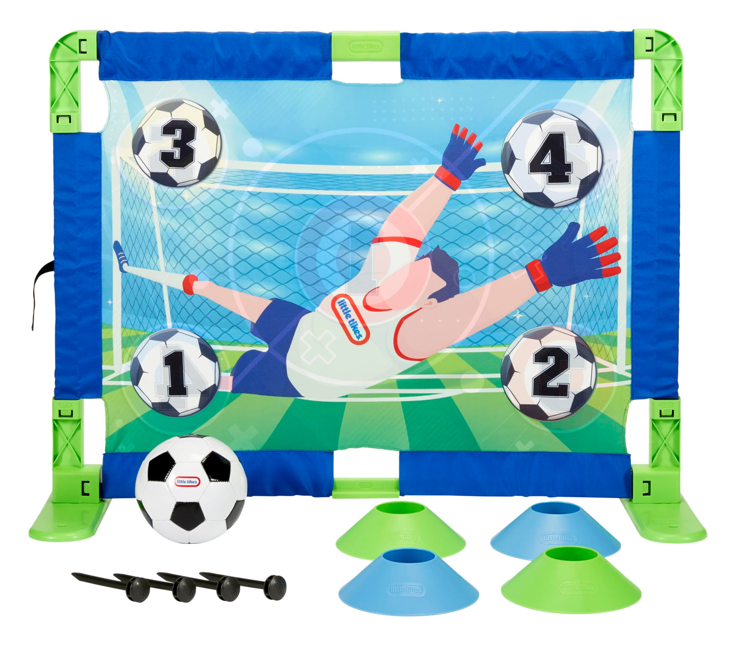 Little Tikes Totsports Soccer Trainer With 9 Accessories, Active Play Sports Toys, For Boys And Girls Ages 3+ Years