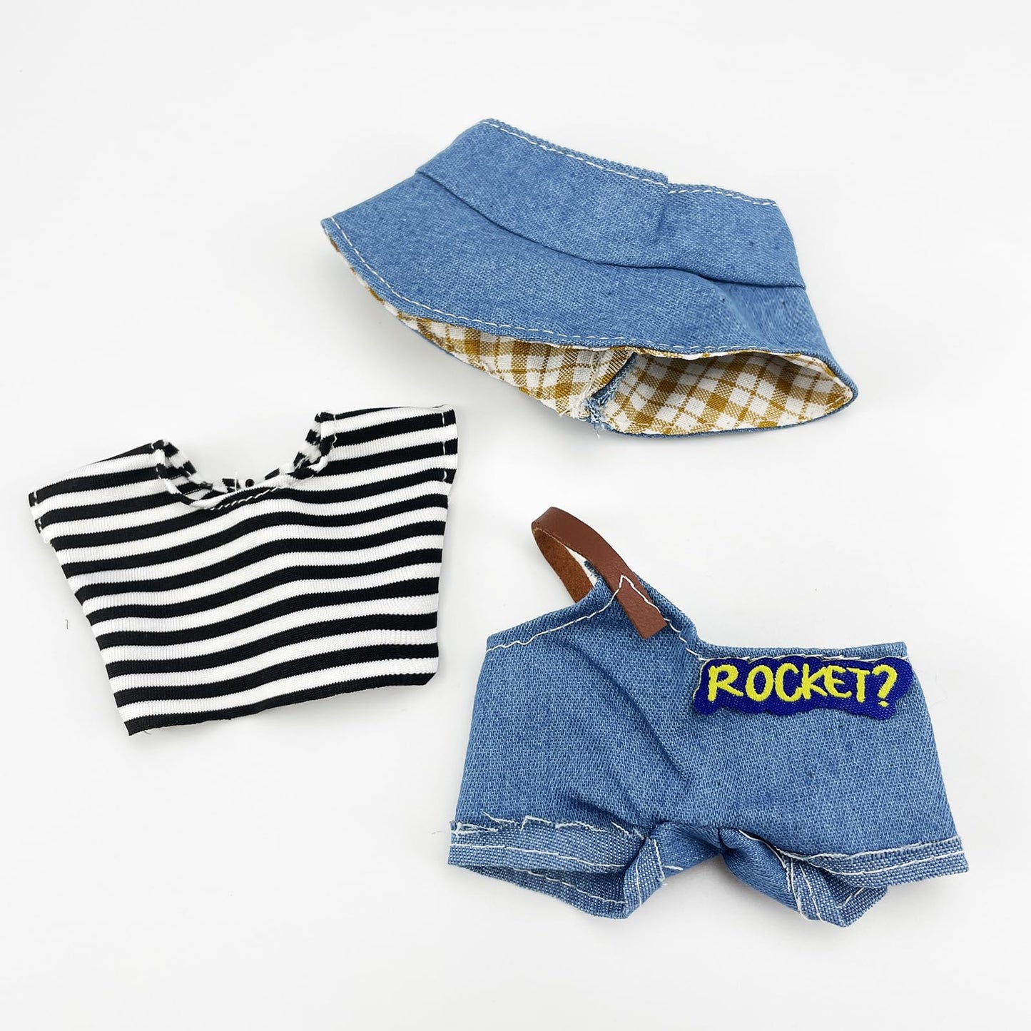 Clothes for Doll(NO Doll Included) 15/17cm Doll Clothes Set for Doll Outfit Accessories for Doll Cowboy