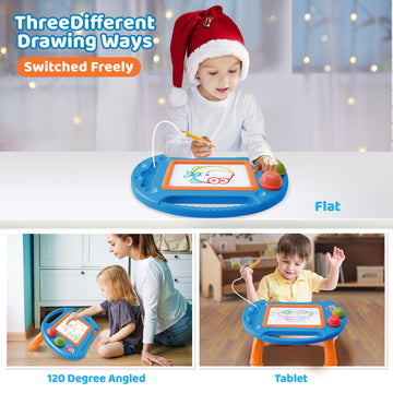 Toys For 2-3 Year Old Boys Girls,Magnetic Drawing Board,Toddler Toys For Boys Age 2 3,Erasable Doodle Board For Kids,Learning To
