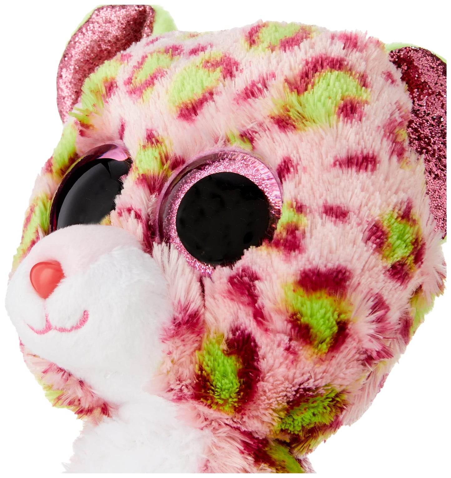 Ty 2005076 Lainey Leopard - Beanie Boos Stuffed Animal, Multicoloured, 15Cm