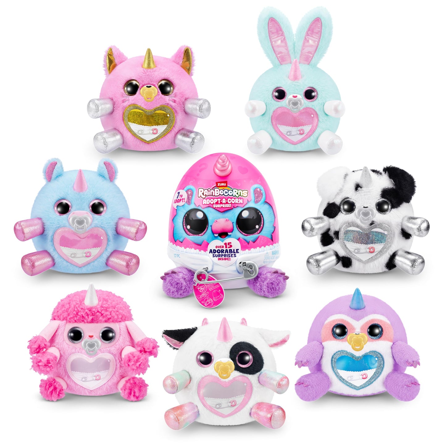 Adopt-A-Corn Surprise (Poodle) By Zuru Plush Toy, Collectible Plush, Baby, Surprise Eggs For Girls & Children