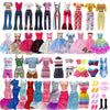 29 Pieces Doll Clothes And Accessories For 11.5 Inch Girl Dolls Outfit Including 5 Tops, 5 Pants, 3 Dresses, 2 Fashionable Dresses, 2 Swimwear, 6 Pairs Of Shoes, 1 Bag, 5 Hangers