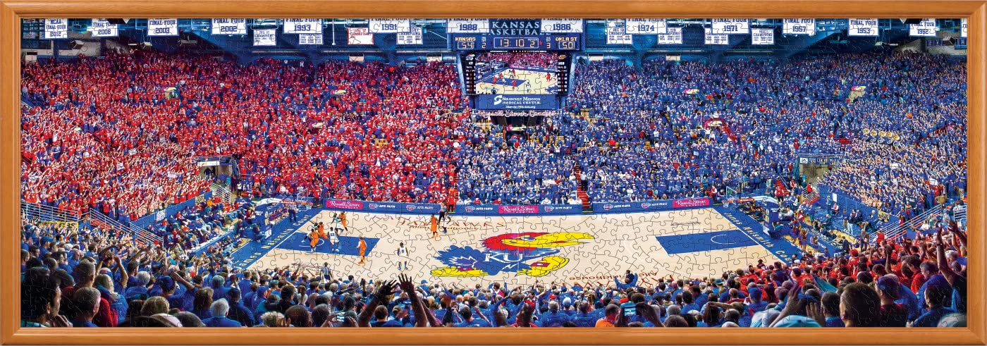 Masterpieces 1000 Piece Sports Jigsaw Puzzle - Ncaa Clemson Tigers Center View Panoramic - 13'X39'