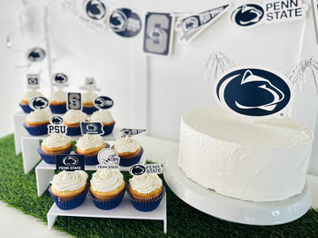 Penn State Party Supplies (42 Pieces) For Psu Graduation, Tailgating And Birthday Party Decorations With Penn State Banner With