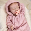 Enjoyin Lifelike Reborn Baby Dolls 17 inches Realistic Baby Dolls with Accessories Includes Pacifier and Fabric Diaper, Soft Bod