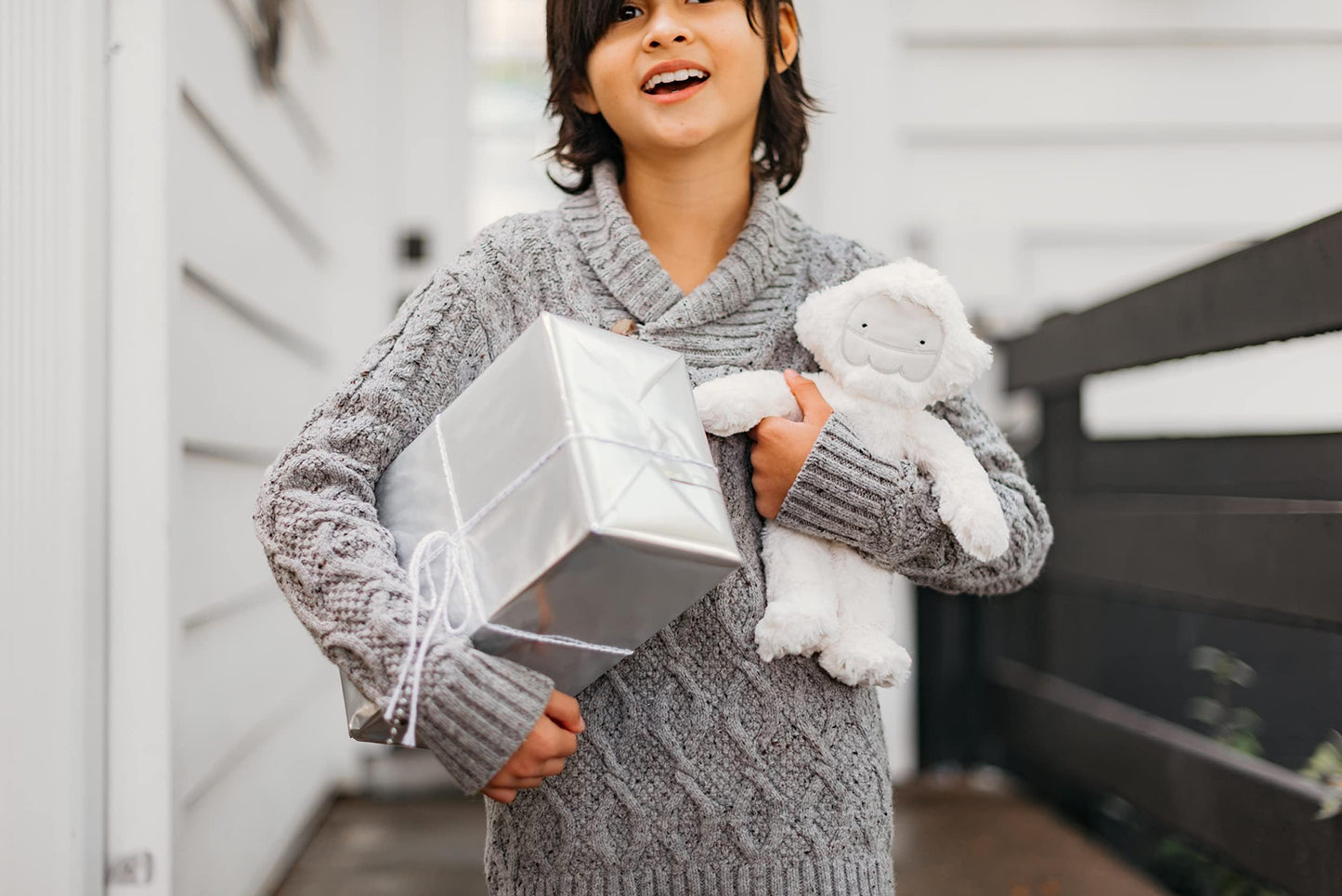 Slumberkins 14' Yeti Kin & 2 Board Books Complete Set Bundle | Promotes Mindfulness & Emotional Regulation | Social Emotional Development (Yeti Kin Plush + 2 Board Books)