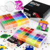 FUNZBO 40000 2.6mm Mini Size Fuse Beads Set - 48 Colors, Christmas Toys and Crafts, Arts and Crafts, Kids Room Decorations, Chri