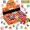 Max Fun 108Pcs Halloween Assorted Stamps ( 27 Designs, 5 Colors Trick Or Treat Stamps ) For Kids Halloween Party Favors Supplies, Goodies Bags, Classroom Game Reward Prizes (Halloween Stamper)