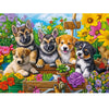 300 Piece Puzzles for Adults,Fun Puppies Puzzle for Adults Teens,Large Piece Cute Dogs Jigsaw Puzzle for Kids Ages 8-10 10-12,Gl
