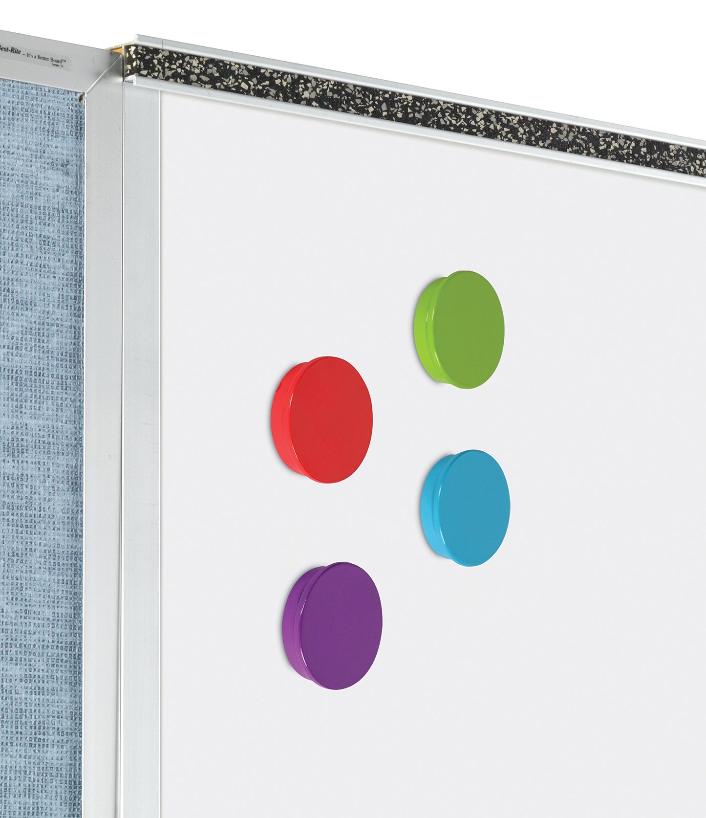 Learning Resources Super Strong Magnets, 4 Vibrant Colored Magnets, Hang On Whiteboards Or Refrigerators