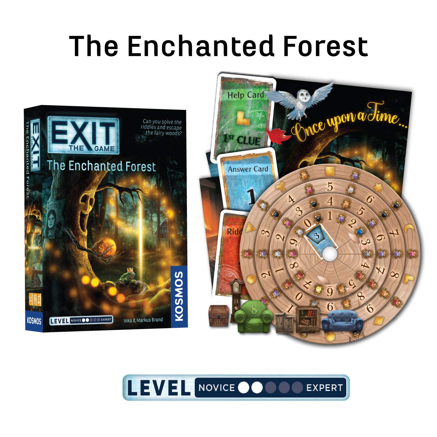Exit: The Game 4-Pack Escape Room Bundle | Season 4 | Theft On The Mississippi | Stormy Flight | Cemetery Of The Knight | Enchan