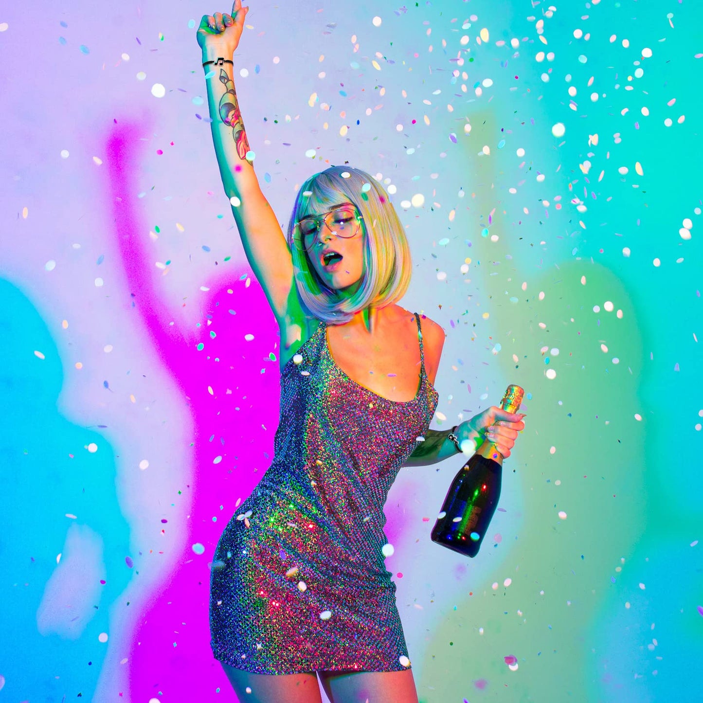 Music Party Favors Bracelets Party Decorations Bracelets Peace Sign Bracelets Hippie Party Supplies Rainbow Peace Bracelets Musi