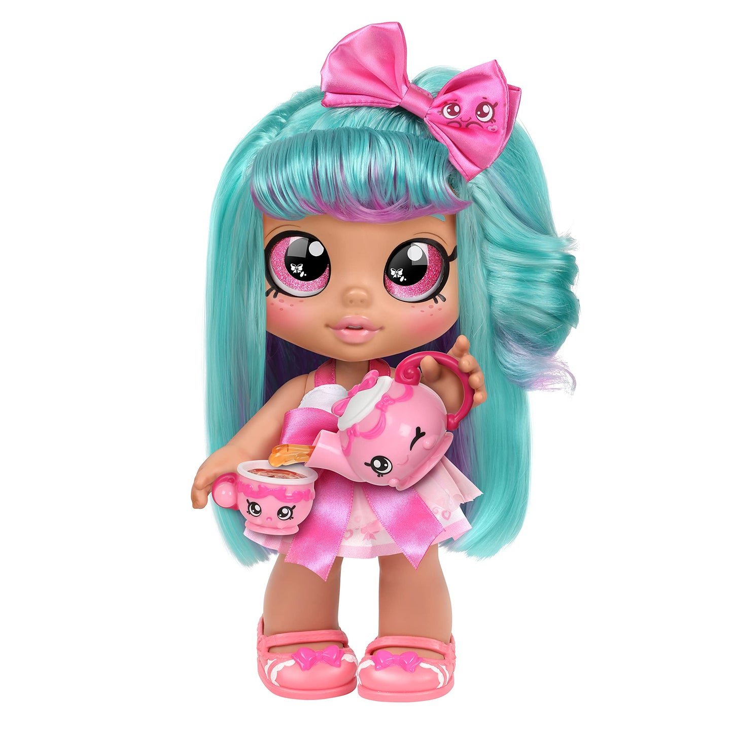 Kindi Kids Fun Time Friends - Pre-School Play Doll, Bella Bow - For Ages 3+ | Changeable Clothes And Removable Shoes