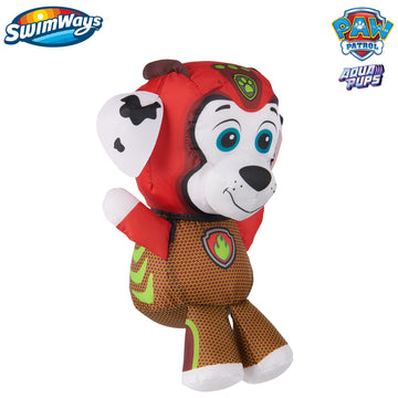 Swimways Paw Patrol Aquapups Marshall Swim Huggable, Paw Patrol Toys, Bath Toys & Beach Toys, Floating Water Stuffed Animal For