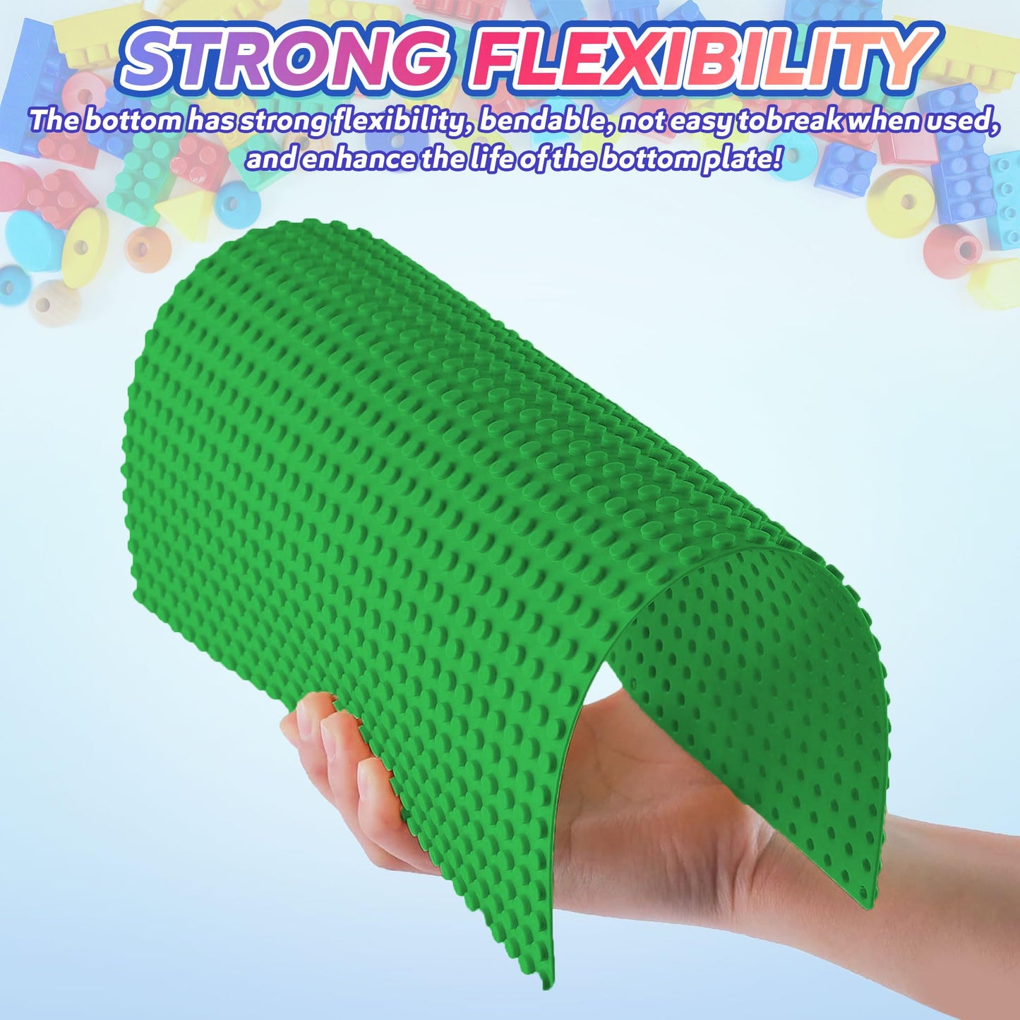 2 Pack Classic Baseplates Building Board For Building Bricks, Compatible With Lego, Platforms Base Building Sheet For Table Buil