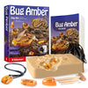 EDUMAN Amber Dig Kit Artificial Insect Resin Specimens Excavation Kit Dig Up 6 Bugs Fossil Kit STEM Geographic Educational Toys Science Kits for Kids Age 6-8-12 Birthday Gifts for Boys and Girls