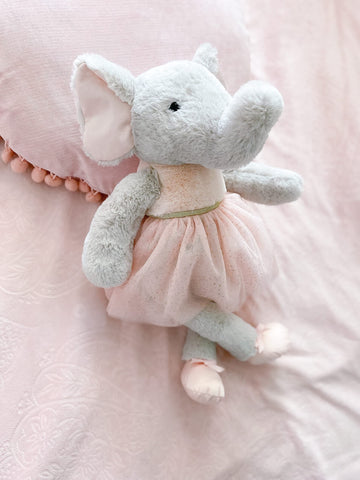 MON AMI Emma The Elephant Stuffed Animal - 17, Soft Plush Animal Doll, Use as Toy or Room Decor, Great Gift for Kids of All Ages