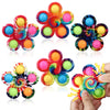 SCIONE 6Pack Pop Fidget Spinners, Sensory Fidget Toys for Kids 8-12 4-8 Bulk, ADHD Autism Fidget Toys for Toddler 1-3 Boys Girls