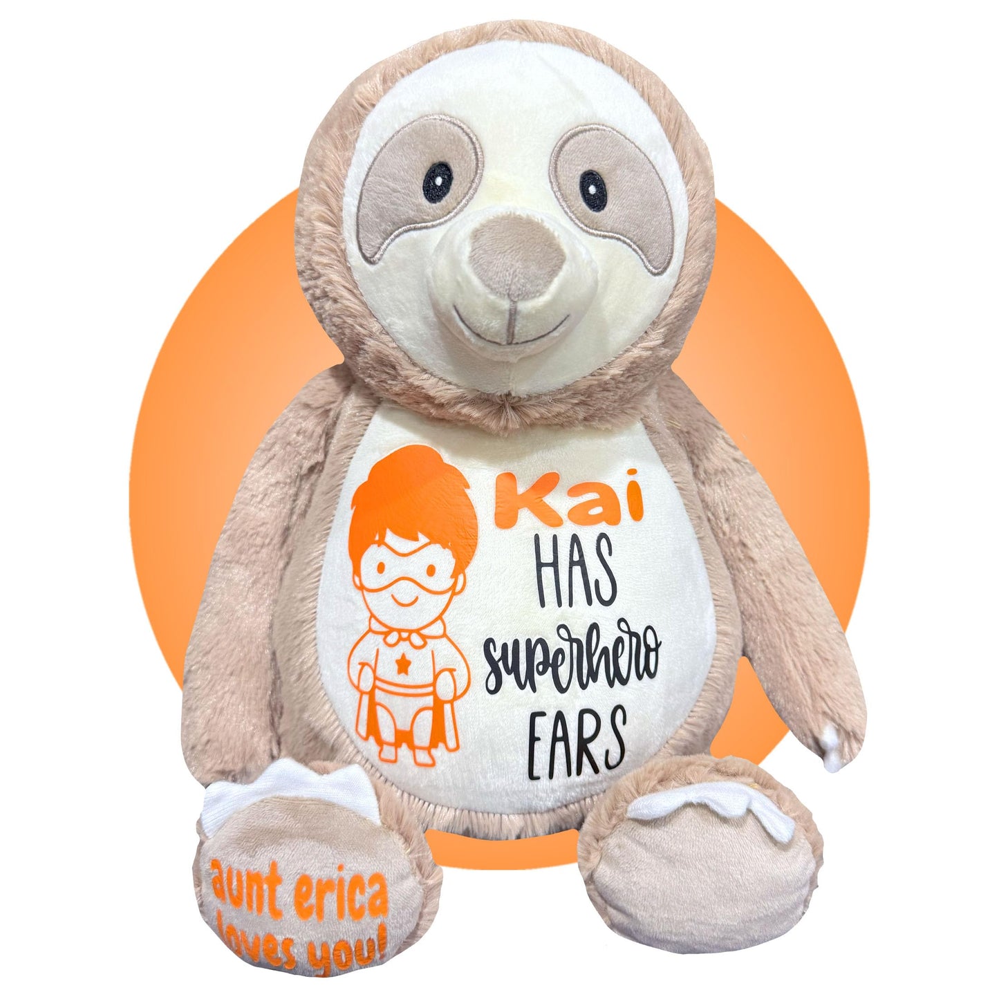 Ear Tube Gifts For Kids - Personalized With Name + Color Choice - Ear Tube Get Well Soon Stuffed Animals - Hospital Gifts For Ki