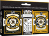 MasterPieces Game Day - NHL Boston Bruins 2-Pack Playing Cards & Dice Pack - Officially Licensed Set for mature-themeds and Family