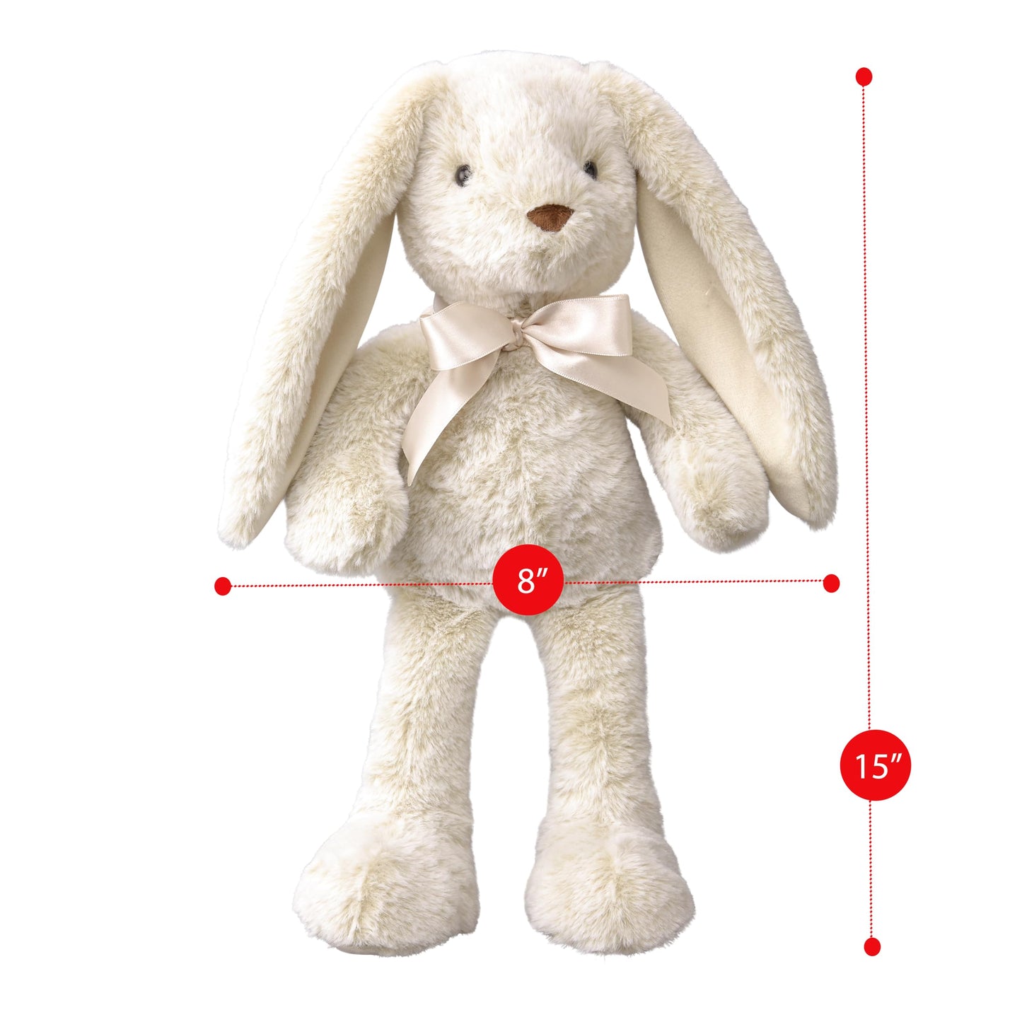 Dragon Drew Plush Bunny - Stuffed Bunny Rabbit - Animal Toy For Baby, Toddler And Kids - Cute And Cuddly Friend For Boy Or Girl - Great Gift For Easter, Christmas, Birthday