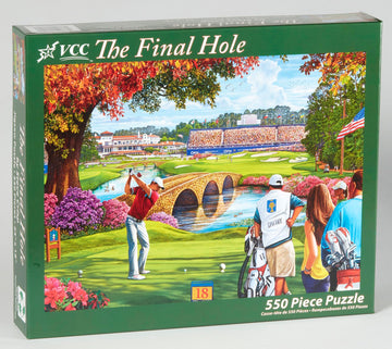 Vermont Christmas Company 550 Piece Golf Jigsaw Puzzle - Large Fully Interlocking Pieces, 24" x 18" - Model VC1343