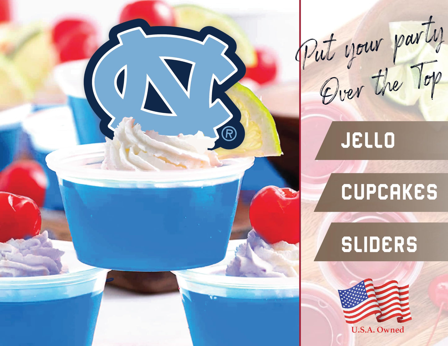 North Carolina Party Supplies (42 Pieces) University Of North Carolina Graduation, Tailgating, Birthday Party Decorations Unc Ta