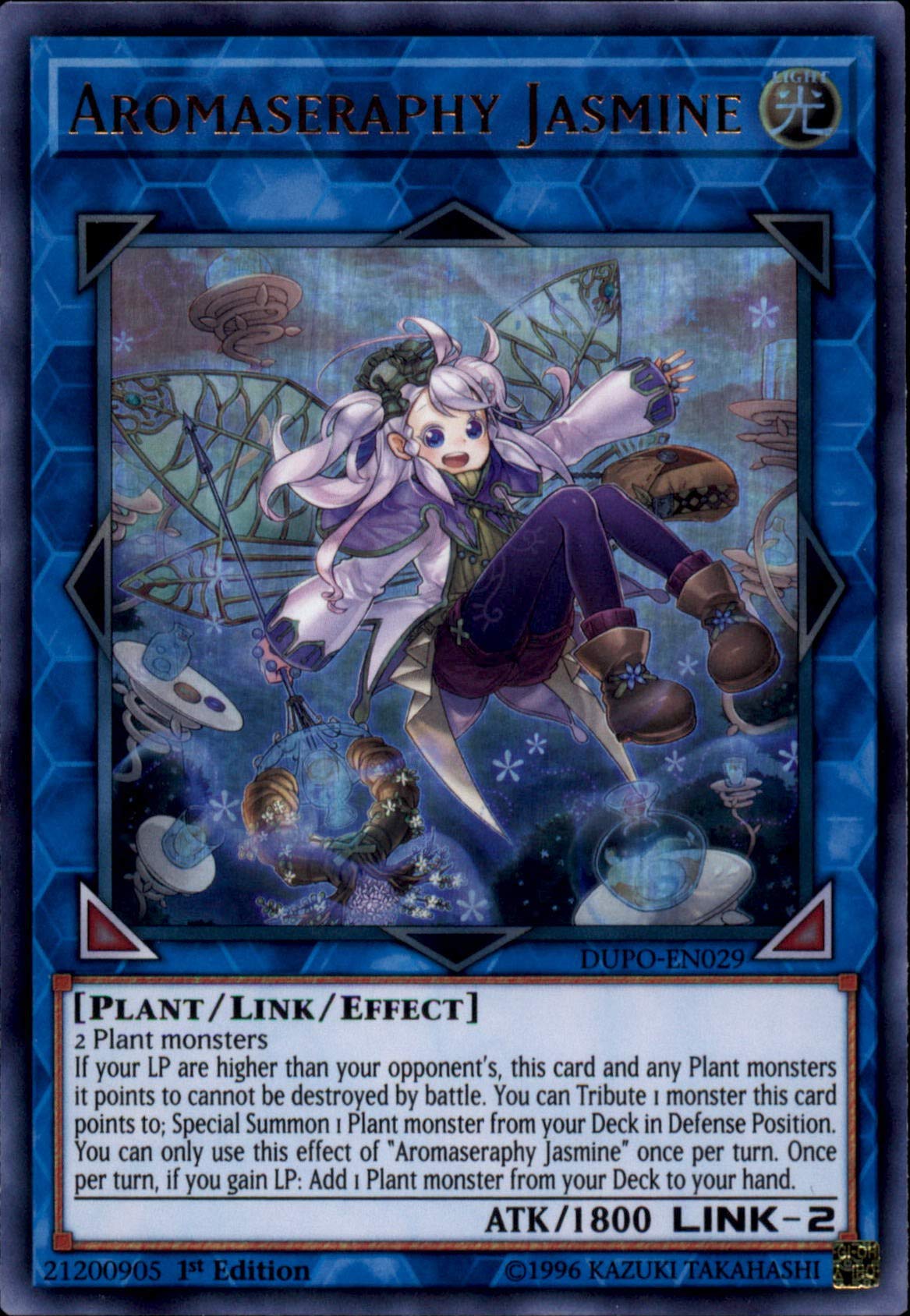 Yu-Gi-Oh! - Aromaseraphy Jasmine - Dupo-En029 - Ultra Rare - 1St Edition - Duel Power
