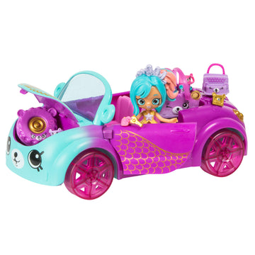 HAPPY PLACES Mermaid Convertible Toy, Small, Plastic, Multicolor, Model B07DYLC3H4