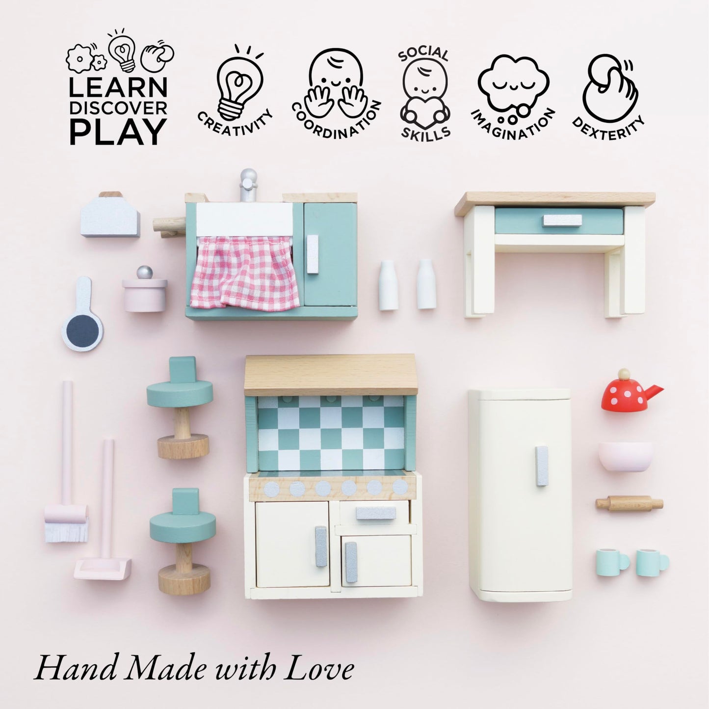 Le Toy Van Daisylane Kitchen Dollhouse Furniture (Me059)