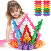 Tomyou 400 Pieces Building Blocks Kids Stem Toys Educational Building Toys Discs Sets Interlocking Solid Plastic For Preschool Kids Boys And Girls Aged 3+, Safe Material Creativity