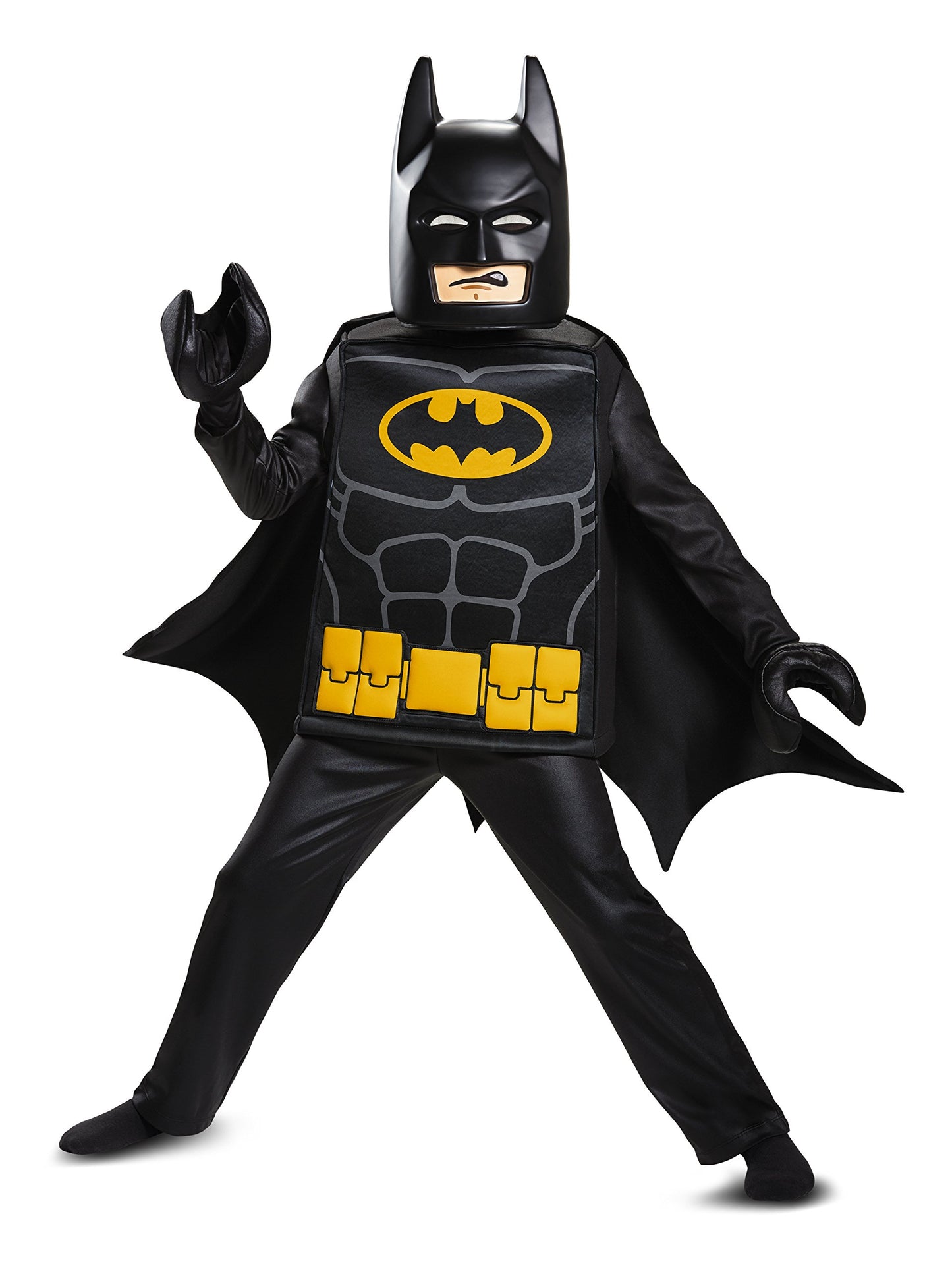 Batman Lego Movie Deluxe Costume, Black, Medium (7-8)