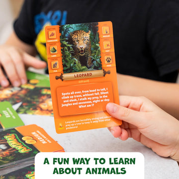 Guess The Animal - Educational Animal Guessing Game For Kids & Family - Fun Indoor & Car Childrens Game For Learning Animals, Pe