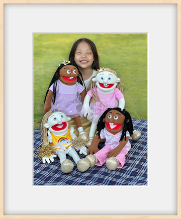 Rodayna 25'', Girl, Full Body, Ventriloquist Style Puppet,Hand Puppet
