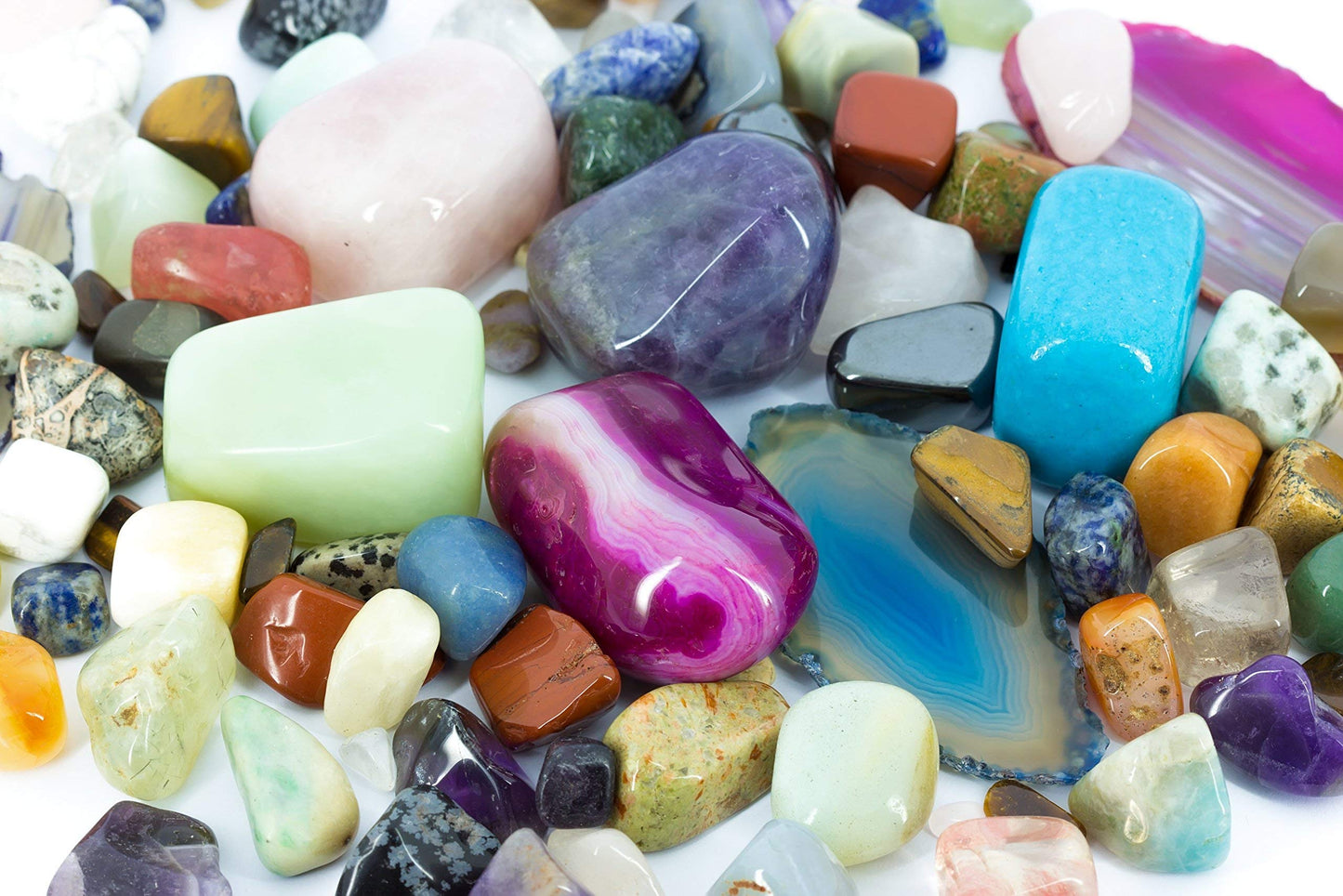Plastic Pellets Rock Tumbling Media (3 Lbs) For Rock Tumbler, Stone Tumbler, Rock Polisher, Filler Beads, Rock Tumbler Supplies