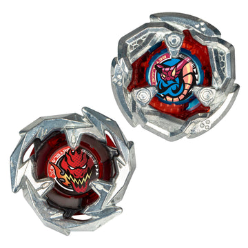 Beyblade Dual Pack Set: Tail Viper 5-80O & Sword Dran 3-60F Right-Spinning Battling Tops for Kids