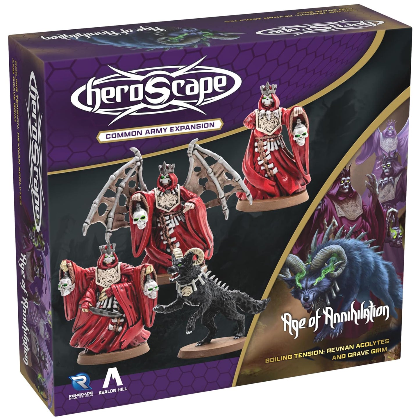 Renegade Game Studios Heroscape Age of Annihilation Revnan Acolytes & Grave Grim Army Expansion Pack