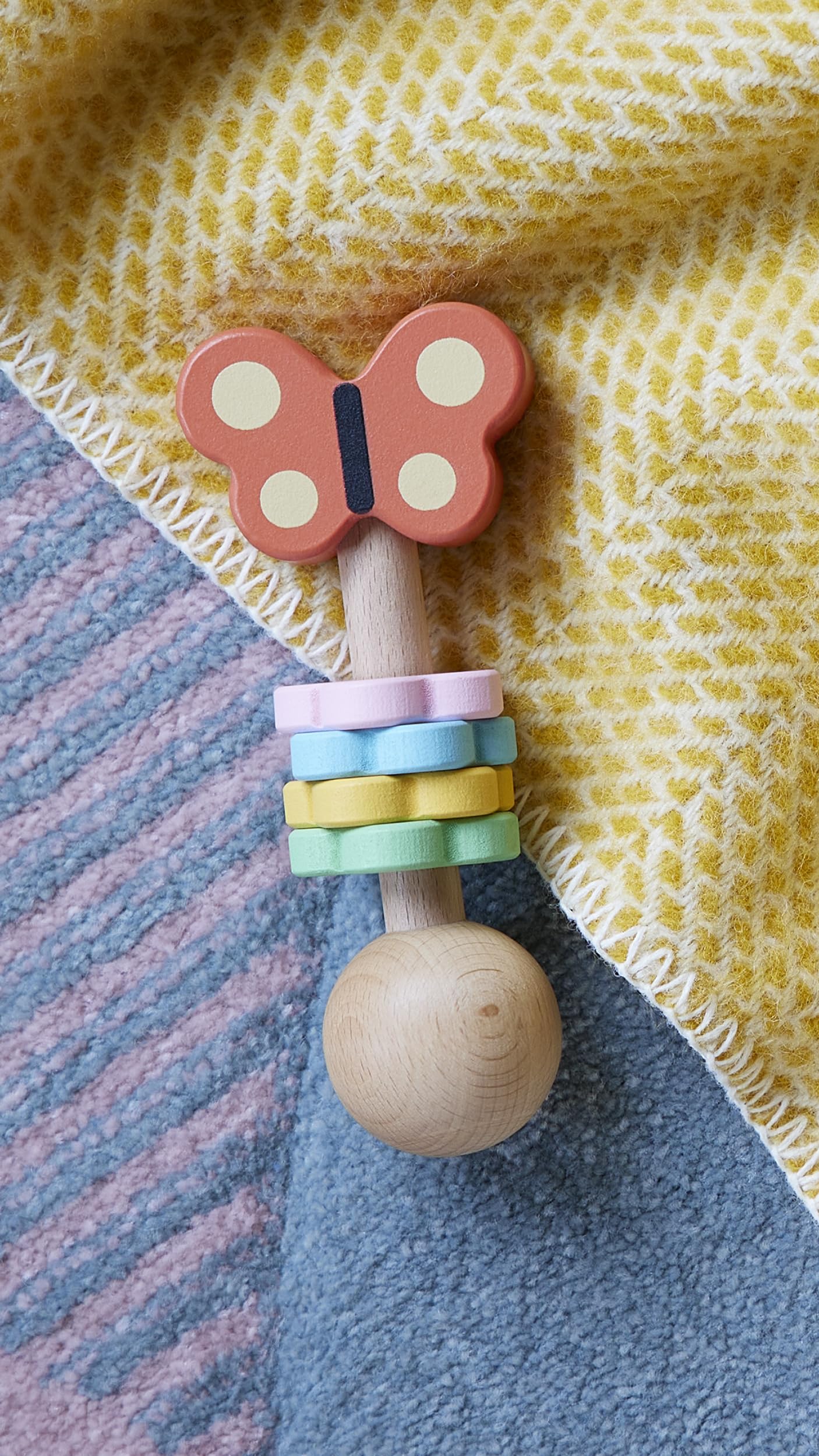 Butterfly Wooden Shaker