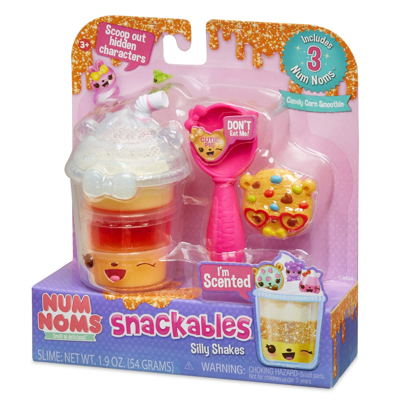 Num Noms Snackables Silly Shakes- Candy Corn Smoothie, Multicolor