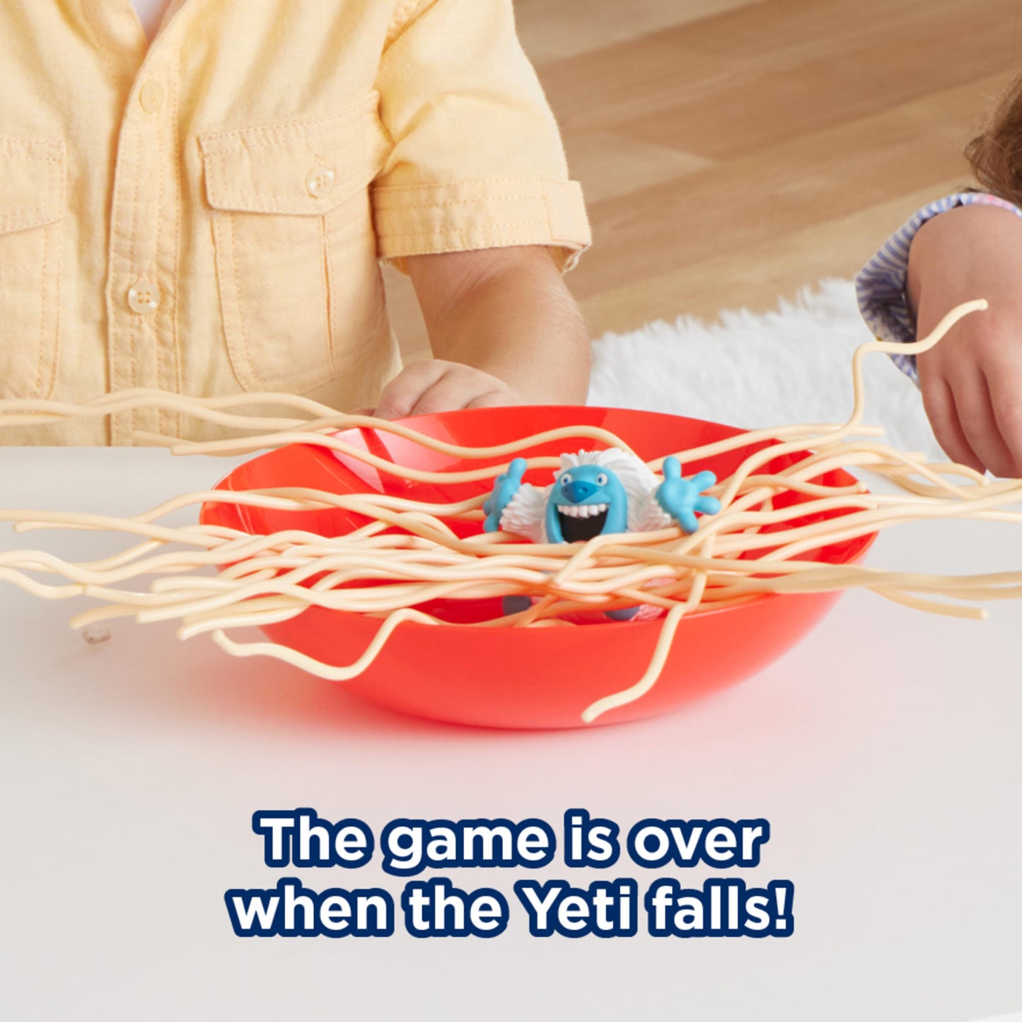 PlayMonster Yeti in My Spaghetti Board Game - Multi-Player Fun for Ages 4+, One Size, Plastic, Family Game, Model 6958
