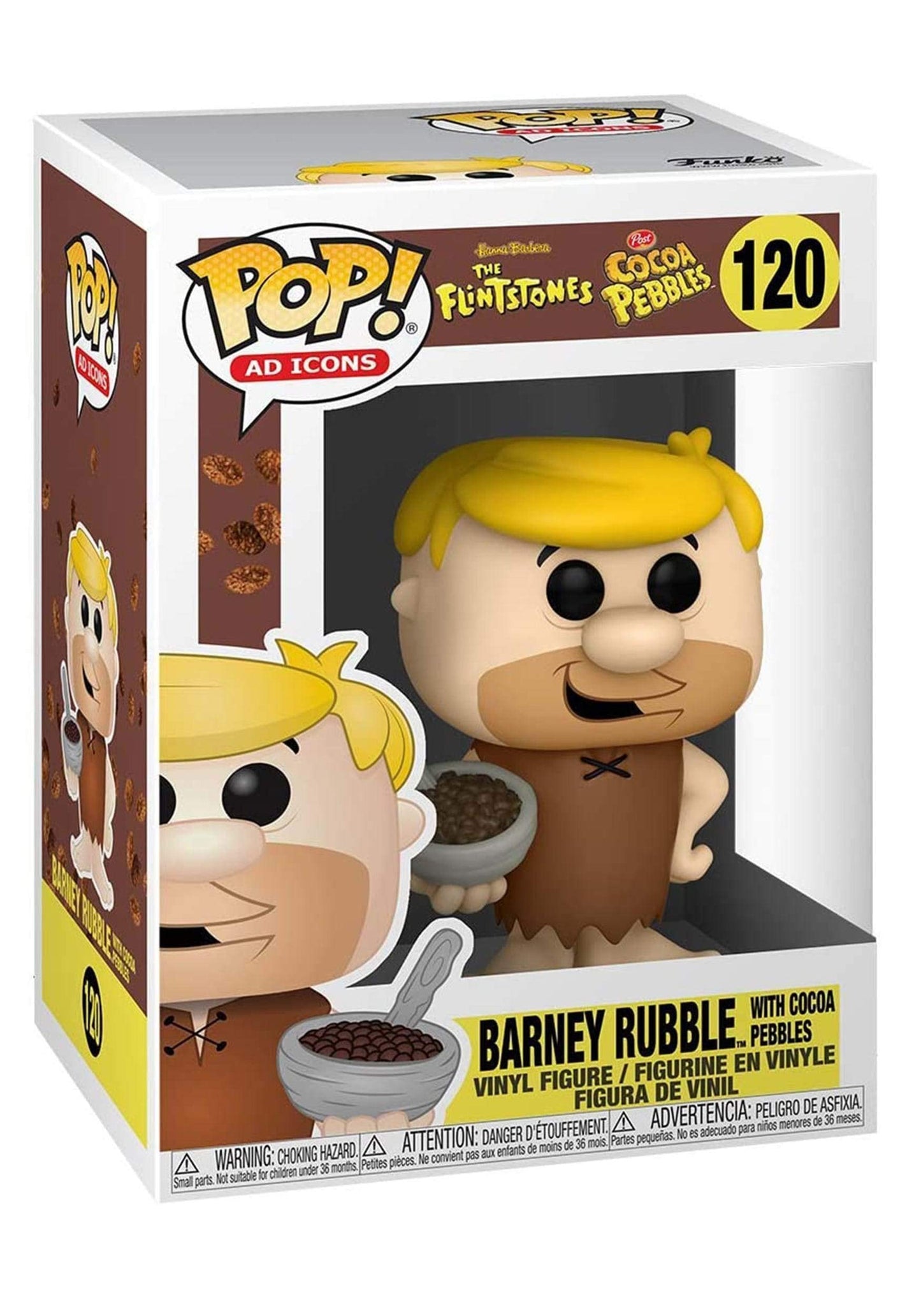 Funko Pop! Ad Icons: Cocoa Pebbles - Barney With Cereal