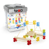 Guidecraft Texo 100 Piece Set - 3D Geometric Designs Educational Interlocking Shapes- Architectural Building-Bricks STEM Toys fo