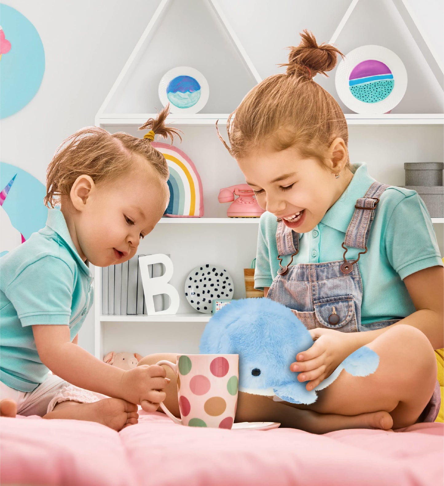 Dollibu Blue Whale Super Soft Stuffed Animal, Cute Realistic Stuffed Animals For Girls. Boys And Adults Animal Gifts, Kids Ocean Life Nursery Décor For Newborn - 7 Inches