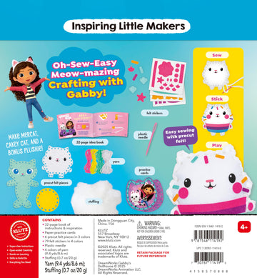 KLUTZ GABBYS Dollhouse My Simple Sewing